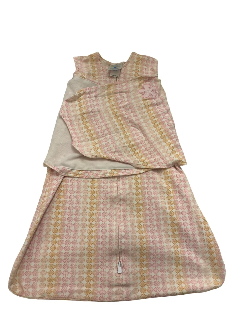 Halo Pink and Cream Floral Pattern Sleep Sack 3-6 Months